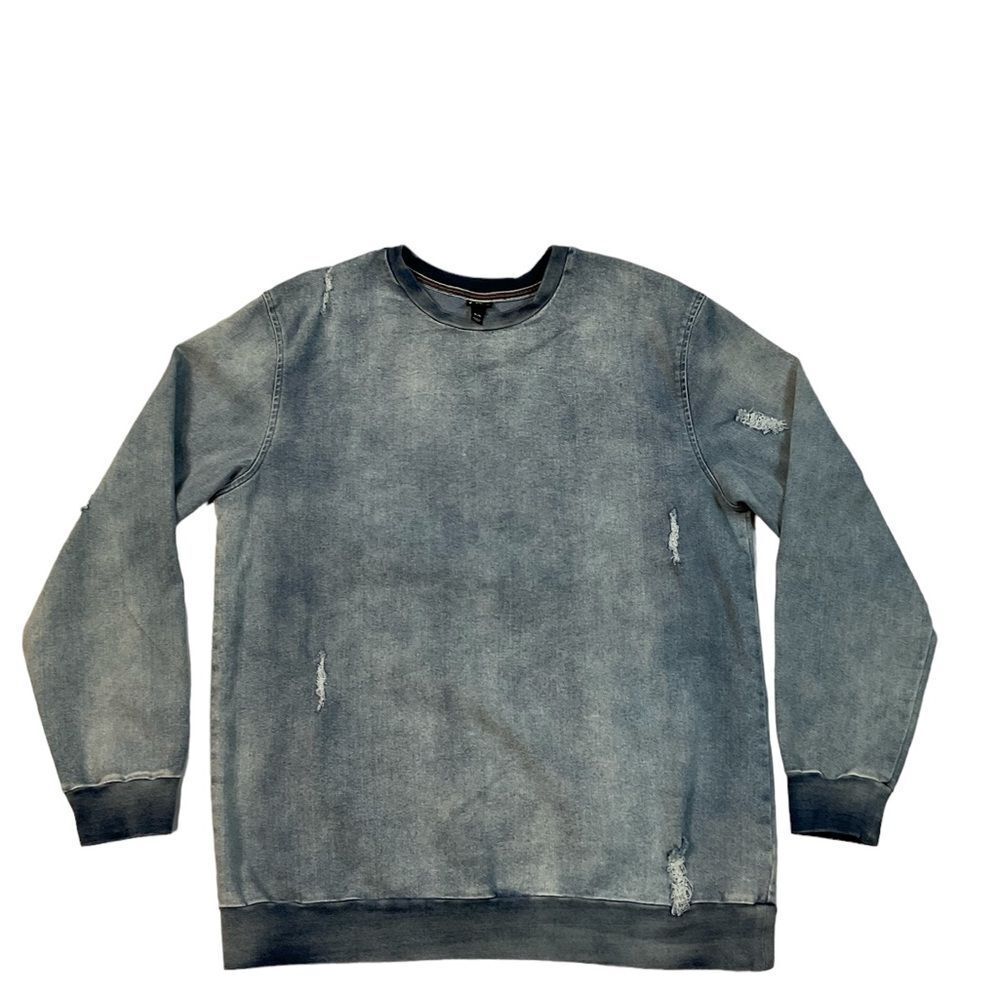 Art Class Girls Denim Dress Youth Long Sleeve T Shirt Polo  Size 16